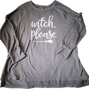 STATE OF MINE | L | Women’s | graphic | loose flow | long sleeve shirt | black